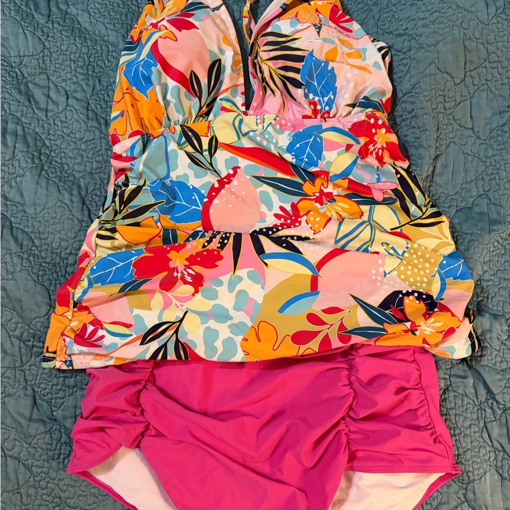 Younique Colorful Floral Women's Swimsuit